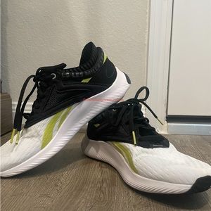 Reebok Les Mills HIIT TR White/Black/Yellow Womens US 7.5